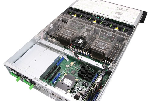 Fujitsu Primergy RX2540 M5 // 2x Silver 4215, 128 GB, 24x SFF, EP420i, 2x PSU - Picture 3 of 5