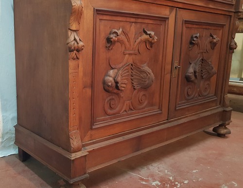 Credenza metà '800 in noce / restaurata - Foto 4 di 7