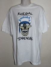Vintage Lance Mountain Suicidal Tendencies Cyco Skull T-Shirt Size L