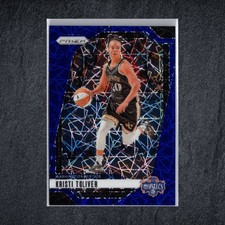 Kristi Toliver 2024 Panini WNBA Prizm Blue Velocity #12 Mystics