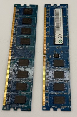 Ramaxel Desktop Memory DIMM 4GB 2x2GB DDR2 PC2-5300 667MHz CL5 Unbuffered Kit