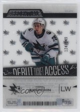 2023 Upper Deck Credentials Debut Ticket Access Acetate /149 Danil Gushchin 13og