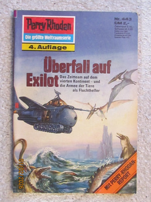 PERRY RHODAN - Heftroman 443 - Überfall auf Exilot - 4. Auflage - Zustand Z1