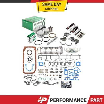 Full Gasket Set Pistons Bearings Fit 85-95 Toyota 2.4L SOHC 22R 22RE 22REC