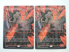 MtG - 1x Borderless - Curse-Marred Demon - 0328 - Reality Fracture - (FRA) - NM