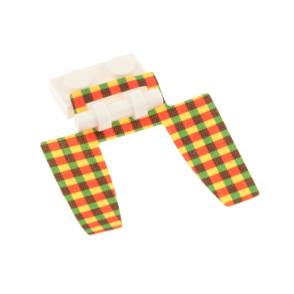 1X Lego Fabric Curtain Checked Stone 1X2 VW Bus T1 10220 28450 4632140 97122