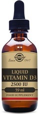 Solgar Liquid Vitamin D3 2500IU Orange Flavour 59ml X 1