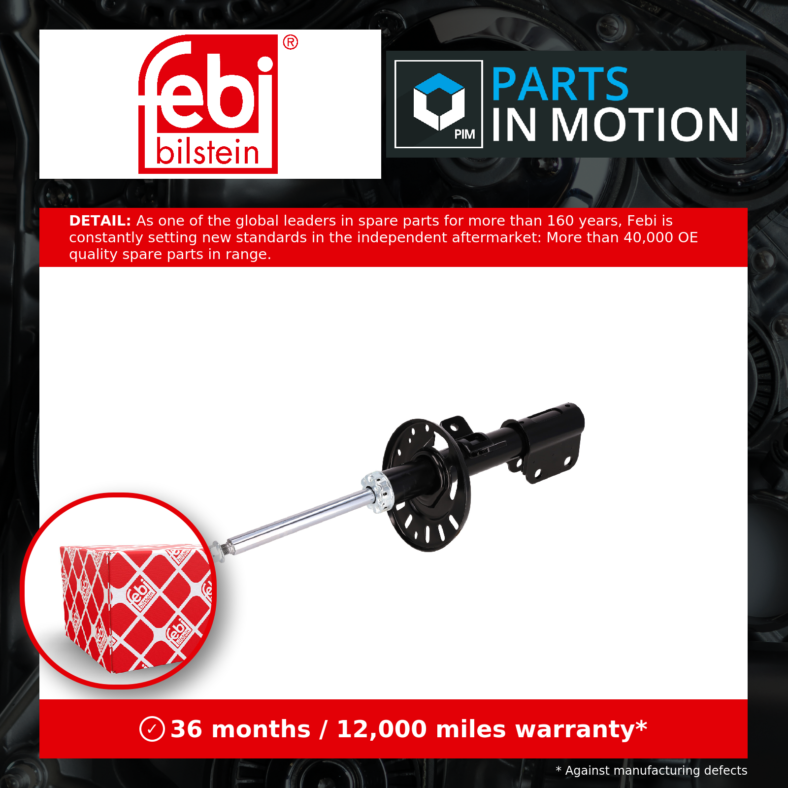 SHOCK ABSORBER 193470 FOR PEUGEOT EXPERT/Platform/Chassis/Van/Bus TRAVELLER 1.6L - Image 25