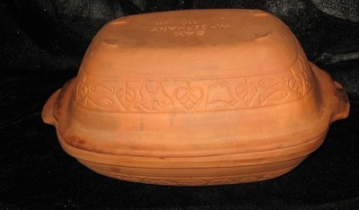 Terracotta  Römertopf Earthenware Clay Baker Roaster #110 Bay Keramik  + Lid