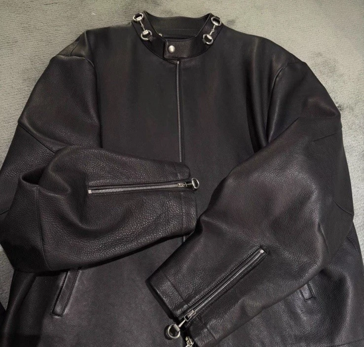 New Season! Gucci Horsebit Detailed Zip-Up Jacket Size M $7900 image 2