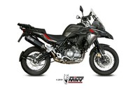 Auspuff Zugelassen Mivv Speed Edge Inox Schwarz Benelli TRK 502 X 2018 - 2025