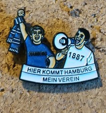 Ultra Pin, Hamburg, HSV, ca. 2,50 cm, Hier kommt Hamburg, Blau Weiss