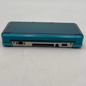 Nintendo 3DS Launch Ed. Handheld System Aqua Blue Teal, CTR-001 USA, w Super Sma