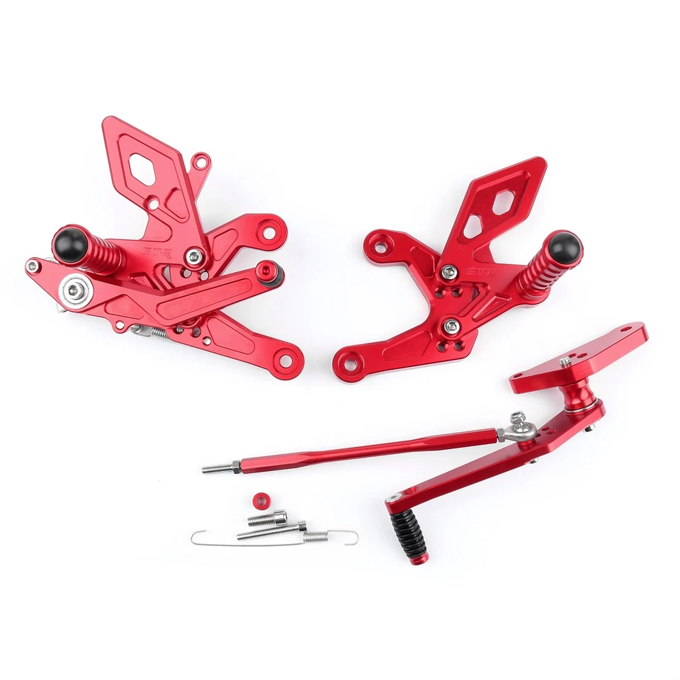 Adjustable Rearsets Foot Rest Pegs Rear Set For Honda CBR500R CB500F 16-17 17， - Image 2 of 4