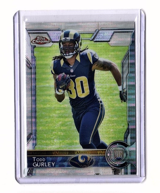 Todd Gurley RC 2015 Topps Chrome #110 Pulsar Refractor