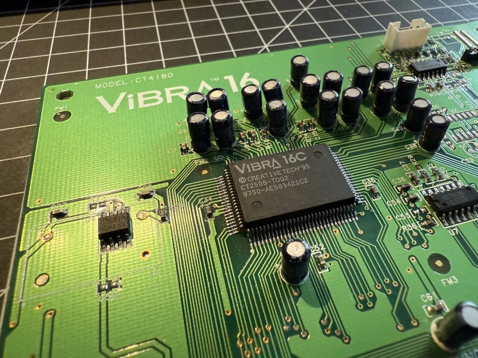 Creative Soundblaster Vibra 16 CT4180 CT4188 ISA Soundkarte Retro PC 486 Pentium - Bild 2 von 4