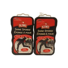 KIWI Shoe Shine Polishing Sponge For All Colors Lot Of 2