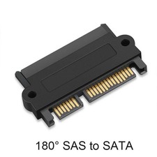 SFF-8482 SAS to SATA Adapter Converter 90/180 Degree Straight Angle PC