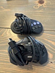 SEGA SATURN SAROO CONSOLE W/ 128GB SD CARD, 3 Games, 2 Controllers, SCART!