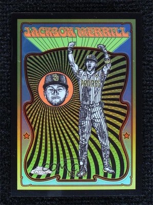 2025 Chrome Ultra Violet All-Stars Black Refractor 1/10 Jackson Merrill lz7