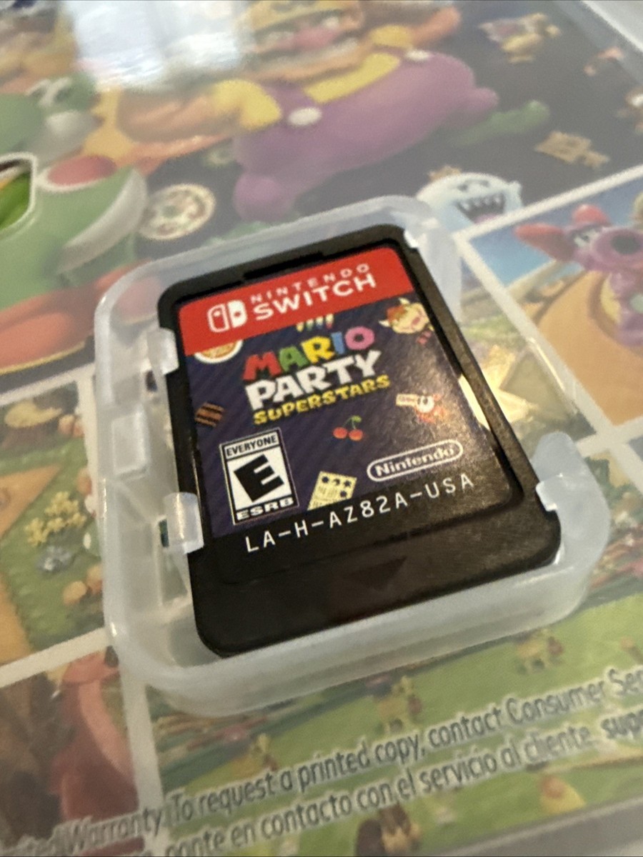 Nintendo Switch Mario Party & Super Mario Bros. Mario Party Superstars Nintendo Switch Game w/Case Works Perfectly