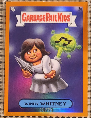 WINDY WHITNEY: ORANGE REFRACTOR GARBAGE PAIL MUSIC AWARDS CHROME 7 (#20/25) SP