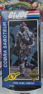 GI Joe Cobra Saboteur Code Name: Firefly Sideshow Collectibles Hasbro 2010 MIB