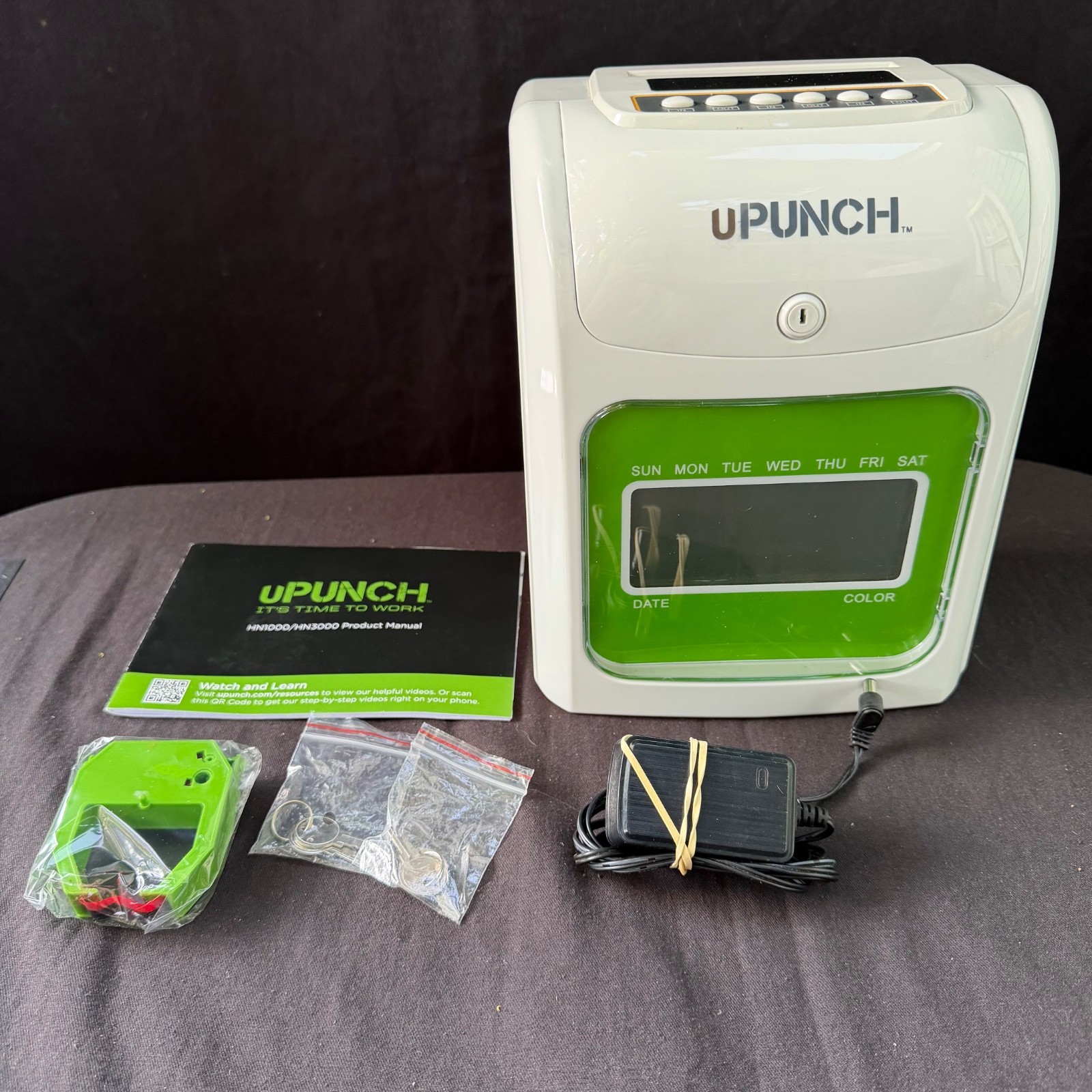 uPunch HN3000 Traditional Punch Time Clock Employee Punch Clock Machine