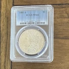 Morgan Dollar 1881-S PCGS MS66 Silver $1 Coin Business Strike San Francisco