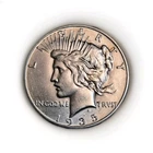 1935-S $1 Peace Dollar Unc.