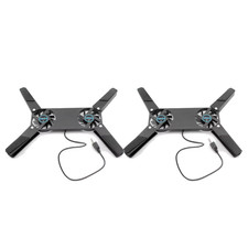 Foldable Cooling Pad Laptop Cooler with Double Fans Laptop Stand USB Powered for