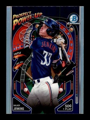 2024 Bowman Prospect Power-Up Refractor #PP-1 Walker Jenkins Minnesota ID:67408