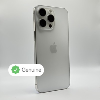 Apple iPhone 15 Pro Max White Titanium Housing + Battery GENUINE Grade A