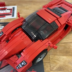 Lego 8652 Enzo Ferrari Complete With Manual Missing 3 Stickers