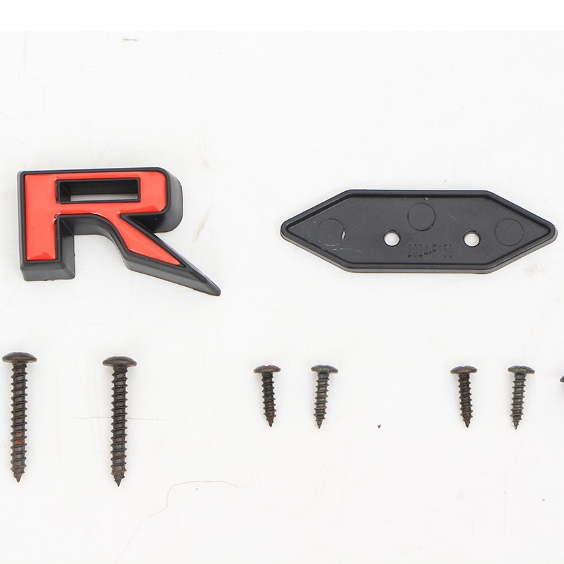 All FORD  RAPTOR R OEM GRILLE EMBLEM "R" MODIFY RED PART F-150