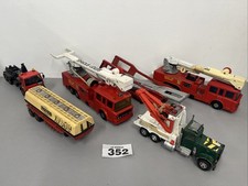Matchbox Superkings 1978 Peterbilt Fire Trucks Recovery Truck Konvolut