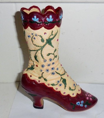 VINTAGE KAIN WILLITTS SHOE FIGURINE JUST THE RIGHT SHOE OPERA BOOT DESIGN
