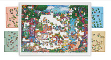 WELGEE Puzzle Board Puzzlebrett 1500 Teile dr...