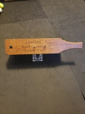 Lynch's World Champion  Turkey Call Model No 102 1958 Wood Box Call Liberty Miss