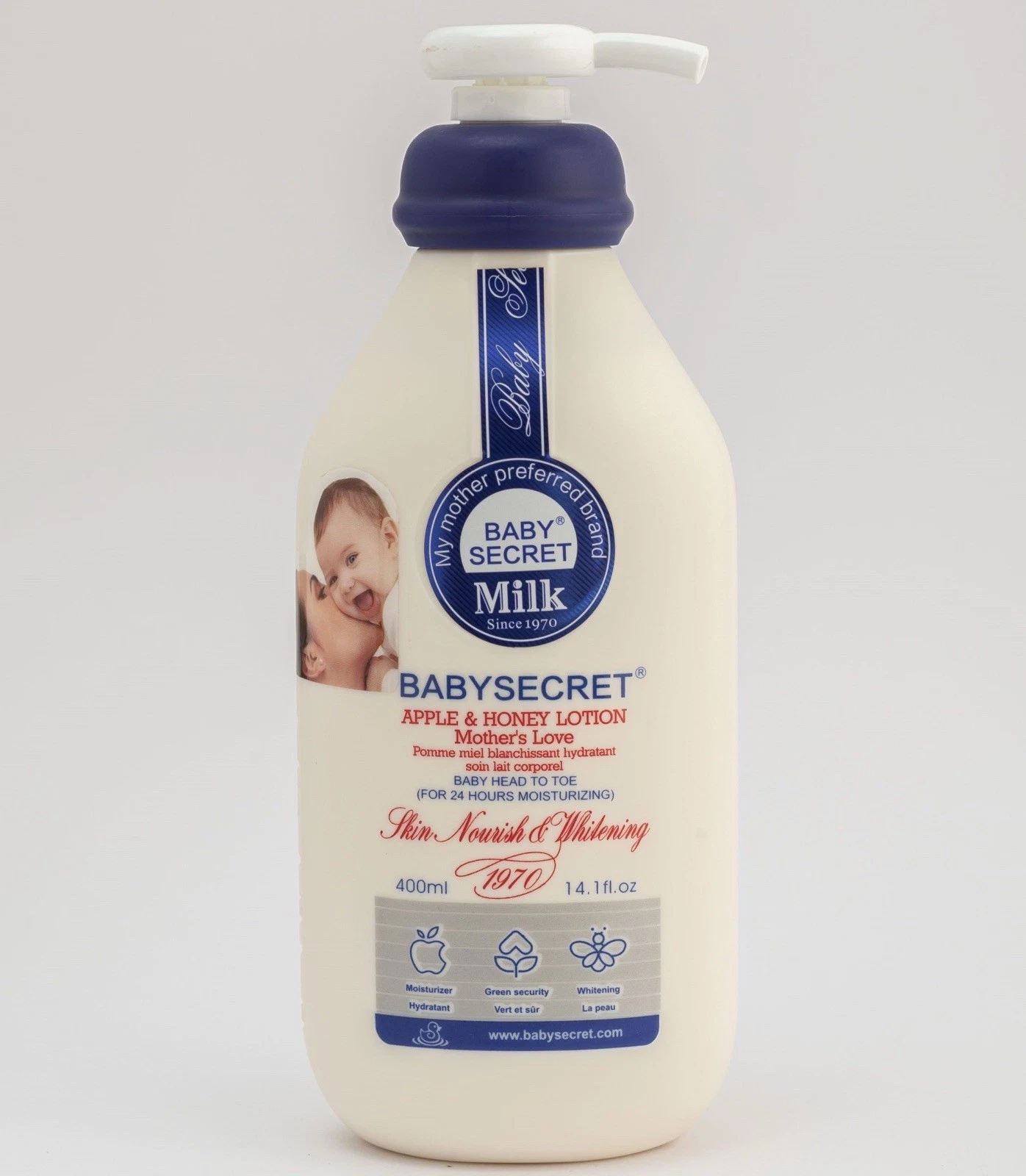 Baby Secret Lotion Apple And Honey Lotion 400ml - Protection From Birth.
Opens in a new window or ta