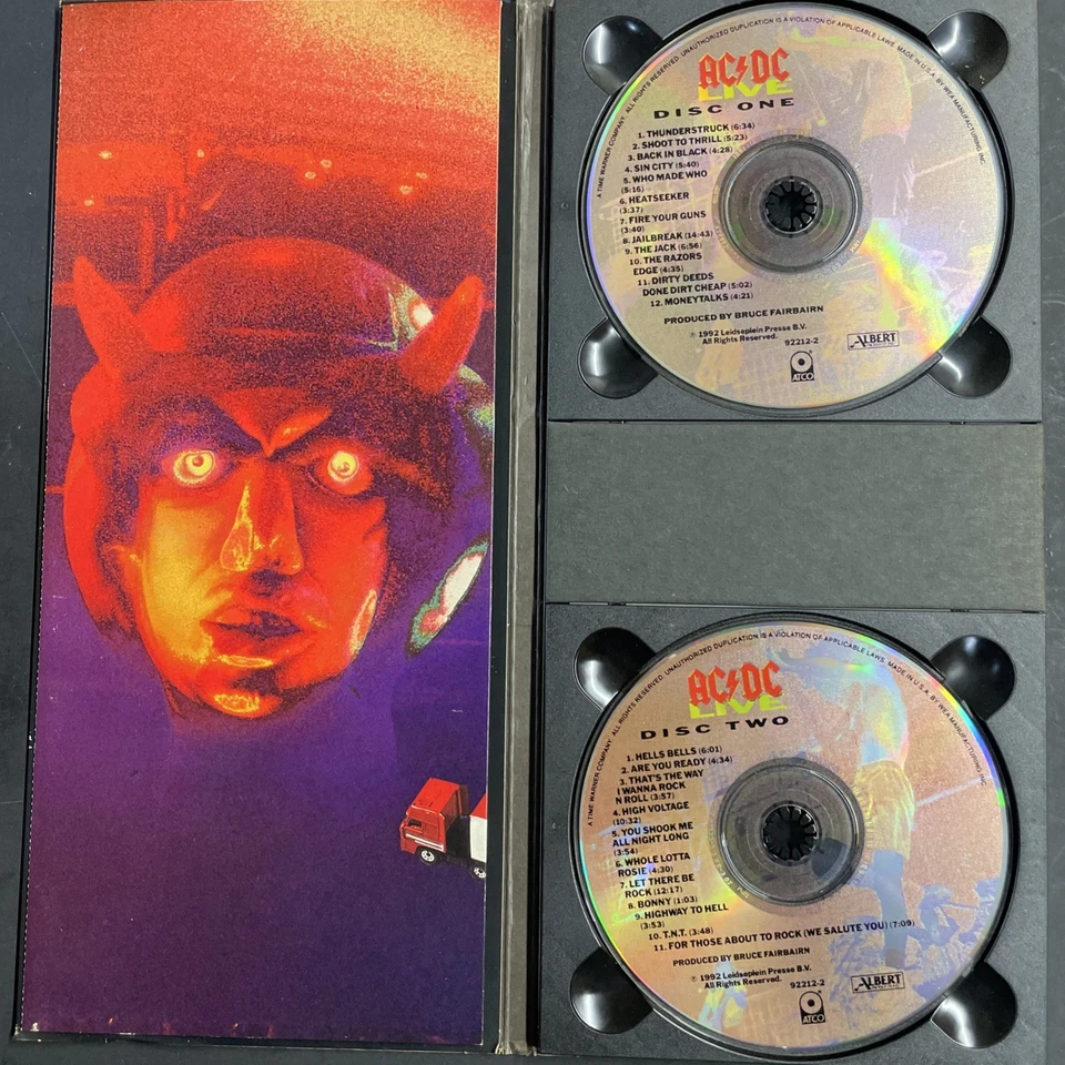 Rock Cd Lot Of 23 Various Artists AC/DC Bon Jovi ELO Talking Heads More See Pics Foto 3 de 4