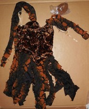 NWT VELVET Lyrical dance Costume Medium child Earth tones Flyer skirt contempora