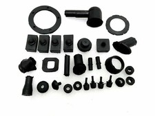 Kit Gomma Vespa per PX, Star, Kit Gommini Vespa LML Colore Nero Nuovo