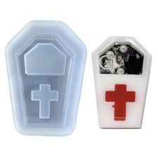 Cross Coffin Mold Decorative Craft Silicone Mold Epoxy Resin Jewelry