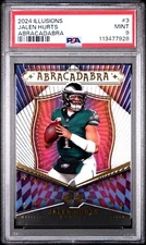Jalen Hurts 2024 Illusions Abracadabra PSA 9 Football Card # 3