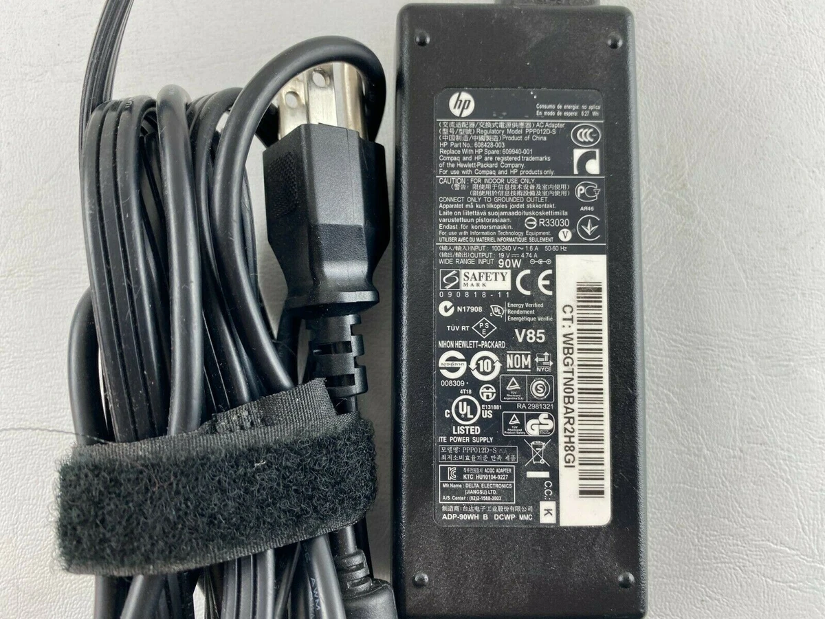Genuine - HP PPP012D-S AC Adapter 100-240V~1.6A 50-60Hz 19V-4.74A 608428-003  | eBay