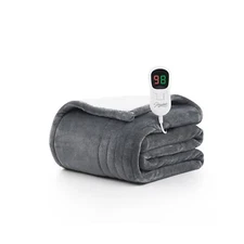 Homemate Heated Blanket Electric Throw - 50"x60" Heating Blanket Throw 1/2/4/...