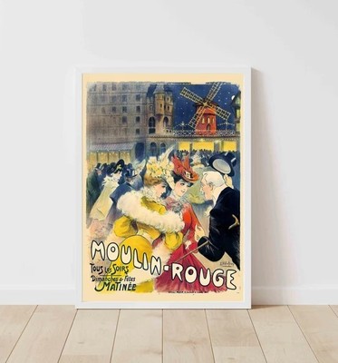 Moulin Rouge Paris Villefroy France Ballet Dancer Theatre Art Vintage