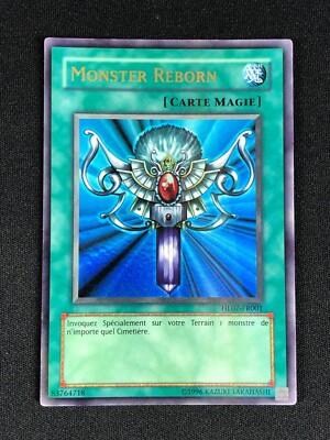 YUGIOH MONSTER REBORN HL07-EN001 HOBBY ULTRA LIGHT PLAY FRENCH