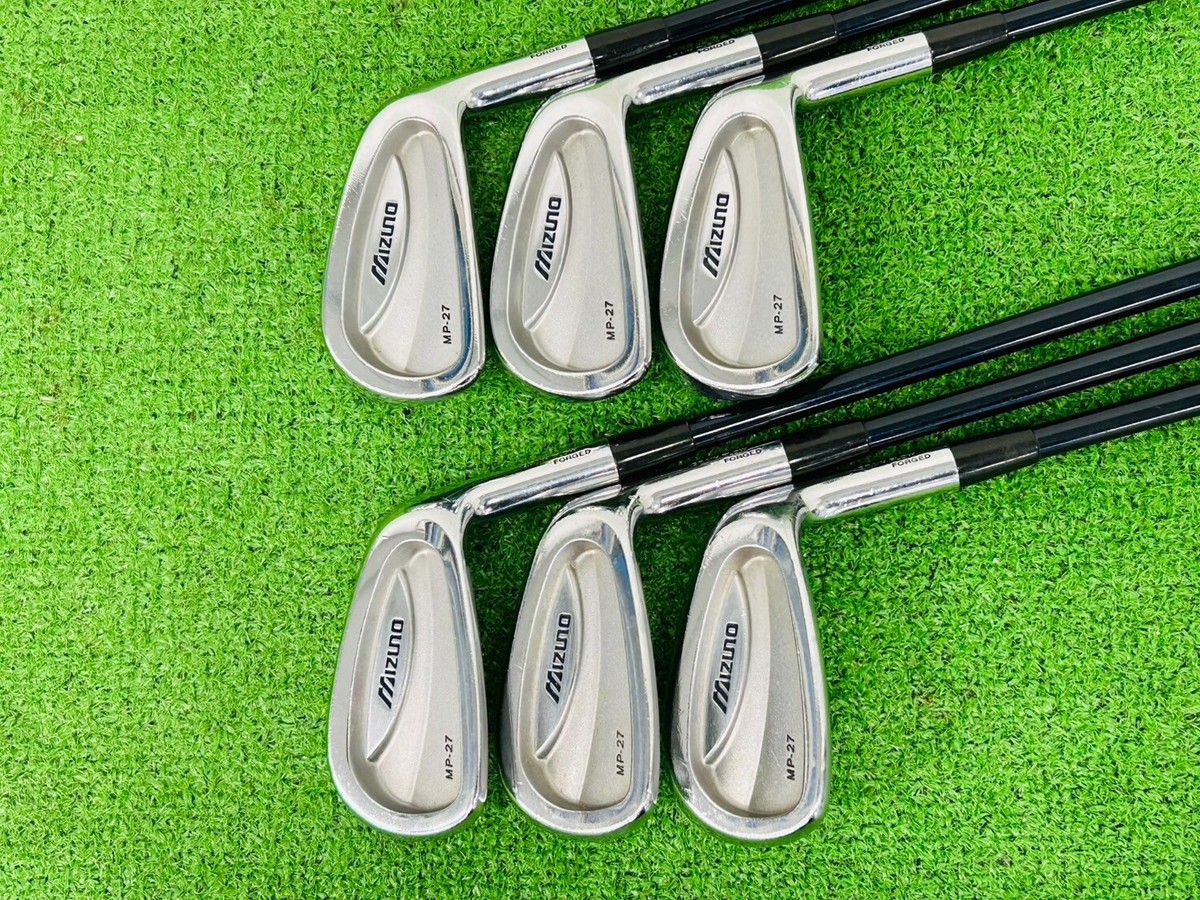 m@プロフ推薦 Mizuno MP-27 GF Froged Iron 5-9+PW RH Tour Spirit Webgun MP SR